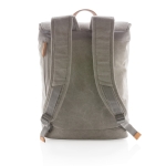 Sac à dos en toile de haute qualité pour ordinateur de 15,6´´ Casual couleur gris troisième vue