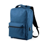 Sac à dos avec poche antivol et RFID pour PC de 15´´ University couleur bleu première vue
