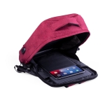 Sac à dos avec poche antivol et RFID pour PC de 15´´ University couleur rouge deuxième vue