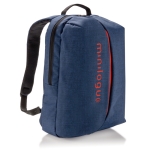 Sac à dos sport et bureau avec poche pour PC de 15´´ & Sport couleur bleu vue avec logo