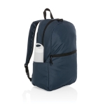 Sac à dos basique fabriqué en matériaux recyclés Scolaire Basic couleur bleu marine deuxième vue