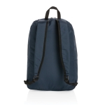 Sac à dos basique fabriqué en matériaux recyclés Scolaire Basic couleur bleu marine quatrième vue