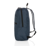 Sac à dos basique fabriqué en matériaux recyclés Scolaire Basic couleur bleu marine cinquième vue