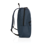 Sac à dos basique fabriqué en matériaux recyclés Scolaire Basic couleur bleu marine sixième vue