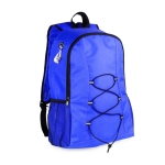 Sac à dos de sport en polyester avec sortie pour écouteurs Hiking couleur bleu première vue