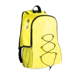 Sac à dos de sport en polyester avec sortie pour écouteurs Hiking couleur jaune première vue