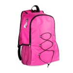 Sac à dos de sport en polyester avec sortie pour écouteurs Hiking couleur fuchsia première vue