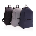 Sac à dos minimaliste de style moderne pour PC de 15,6´´ Minimal couleur noir vue générale