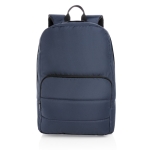 Sac à dos éco pour ordinateur de 15,6´´ avec marqueur AWARE™ Pocket couleur bleu marine deuxième vue
