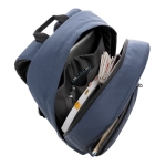 Sac à dos éco pour ordinateur de 15,6´´ avec marqueur AWARE™ Pocket couleur bleu marine septième vue