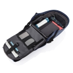 Petit sac à dos antivol pour ordinateur de 13,3´´ Bobby Hero Small couleur bleu marine vue 13