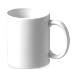 Tasses blanches de 330 ml lavables au lave-vaisselle Sublim White couleur blanc deuxième vue frontale