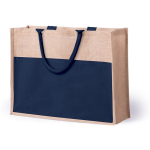 Sac cabas toile de jute personnalisable avec poche Pocket XL première vue