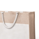 Sac cabas toile de jute personnalisable avec poche Pocket XL
