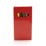 6 crayons de couleur dans boîte personnalisable à coloris vif Pigment couleur rouge deuxième vue