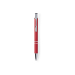 Stylo personnalisé en métal avec caoutchouc encre bleue deuxième vue