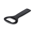 Décapsuleur en aluminium coloré avec manche perforé pour lanyard couleur noir