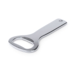 Décapsuleur en aluminium coloré avec manche perforé pour lanyard couleur argenté