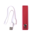 Batteries externes personnalisables en couleur 2.200 mAh Colors couleur rouge quatrième vue