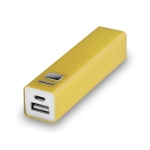 Batteries externes personnalisables en couleur 2.200 mAh Colors couleur jaune première vue