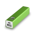 Batteries externes personnalisables en couleur 2.200 mAh Colors couleur vert première vue