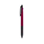 Stylos publicitaires pas chers avec 3 couleurs Multicolor couleur rouge première vue