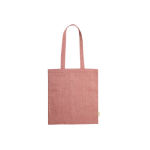 Tote bag avec logo en coton recyclé pas cher 8kg 120 g/m2 Eco Recycle couleur rouge première vue
