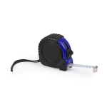 Mètre ruban publicitaire personnalisé avec logo de 5m couleur bleu première vue