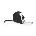 Mètre ruban publicitaire personnalisé avec logo de 5m couleur blanc première vue