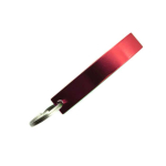 Porte-clés décapsuleur en aluminium coloré brillant couleur rouge