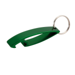 Porte-clés décapsuleur en aluminium coloré brillant couleur vert