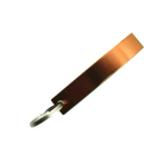 Porte-clés décapsuleur en aluminium coloré brillant couleur orange