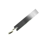 Porte-clés décapsuleur en aluminium coloré brillant couleur argenté
