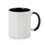 Tasse en céramique avec anse et intérieur coloré, 350 ml Sublim Color couleur noir première vue