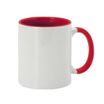 Tasse en céramique avec anse et intérieur coloré, 350 ml Sublim Color couleur rouge première vue