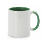 Tasse en céramique avec anse et intérieur coloré, 350 ml Sublim Color couleur vert première vue