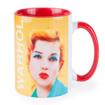 Tasse en céramique avec anse et intérieur coloré, 350 ml Sublim Color