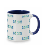 Tasse en céramique avec anse et intérieur coloré, 350 ml vue principale