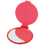 Miroir de maquillage pliant personnalisé pas cher Singleview couleur rouge