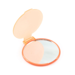 Miroir de maquillage pliant personnalisé pas cher Singleview couleur orange deuxième vue