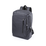 Sac à dos pour ordinateur portable polyester avec 2 poches avant, 15” couleur gris première vue