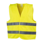 Gilet de sécurité en polyester haute visibilité XL couleur jaune