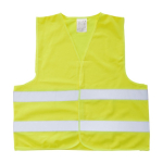 Gilet de sécurité en polyester haute visibilité XL couleur jaune