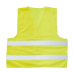 Gilet de sécurité en polyester haute visibilité XL couleur jaune