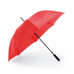Parapluies personnalisés grande taille en polyester pongé Ø130 Monsoon couleur rouge
