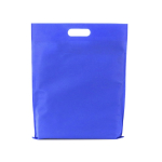 Sacs promotionnel non tissés aux couleurs vives 80 g/m2 Gallery couleur bleu deuxième vue