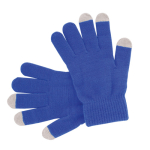 Gant tactile économique pour téléphones portables Touch couleur bleu