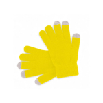 Gant tactile économique pour téléphones portables Touch couleur jaune première vue