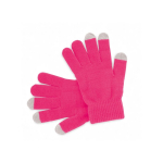 Gant tactile économique pour téléphones portables Touch couleur fuchsia première vue