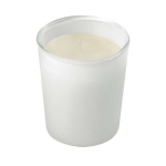 Bougie parfumée avec récipient en verre coloré au choix Scent couleur blanc